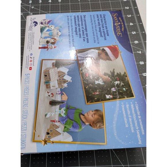 The Elf on the Shelf Santaverse Ornament Collection Set of 5 plastic pvc org box - Picture 6 of 8